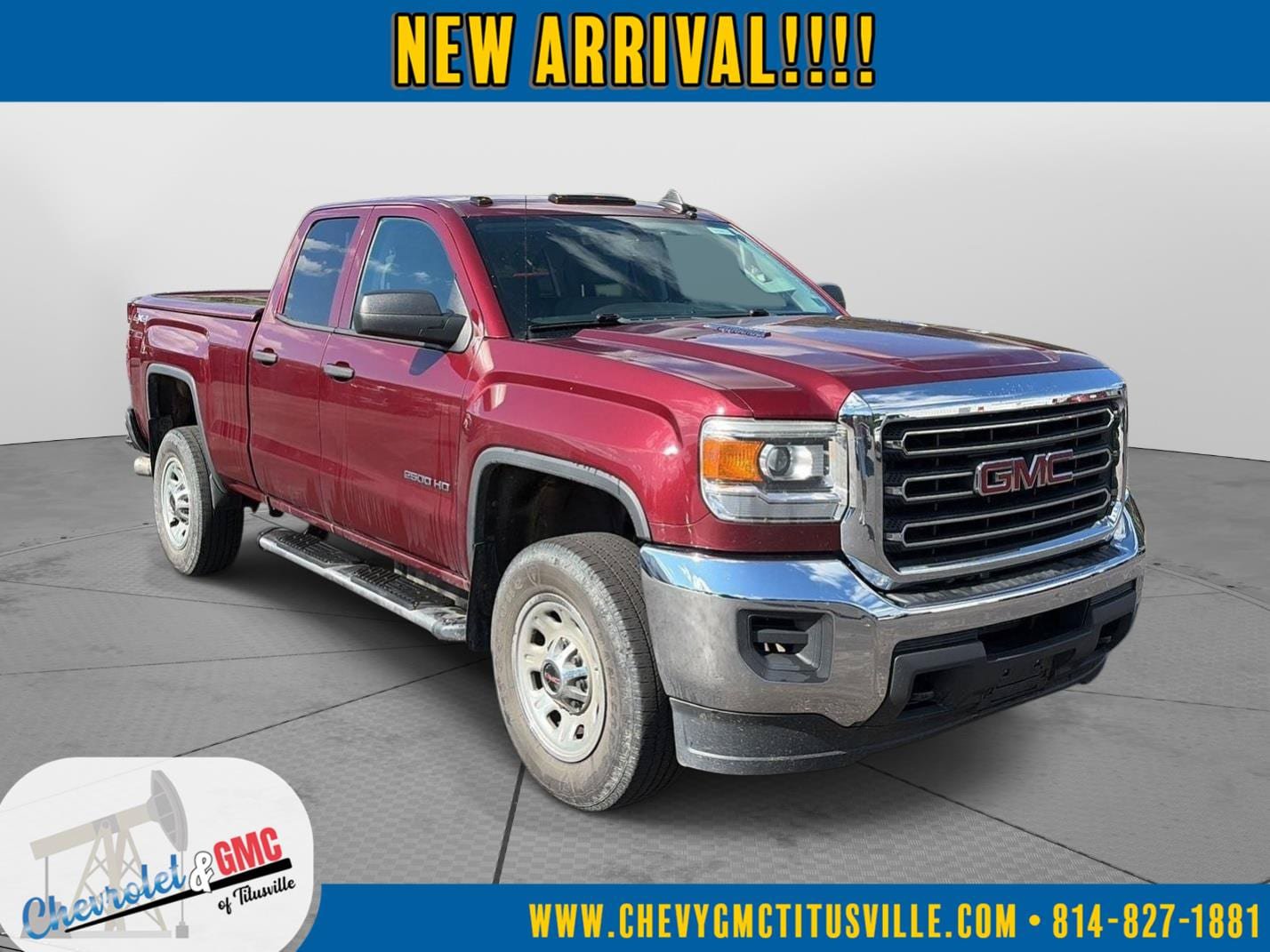 Used 2015 GMC Sierra 2500 4x4 Double Cab w/ Sierra Convenience Package image 3