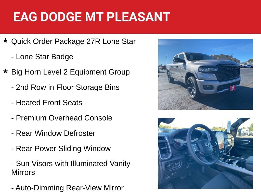 New 2026 RAM 1500 Lone Star AWD/4WD image 4