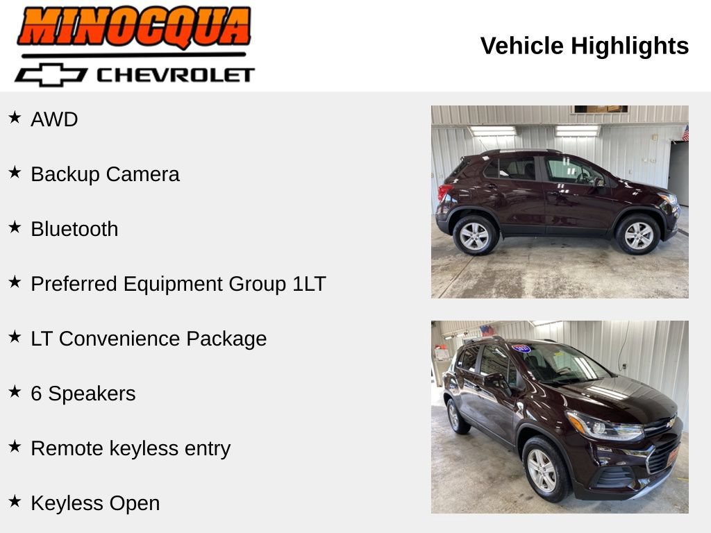 Used 2021 Chevrolet Trax LT w/ LT Convenience Package AWD/4WD image 2