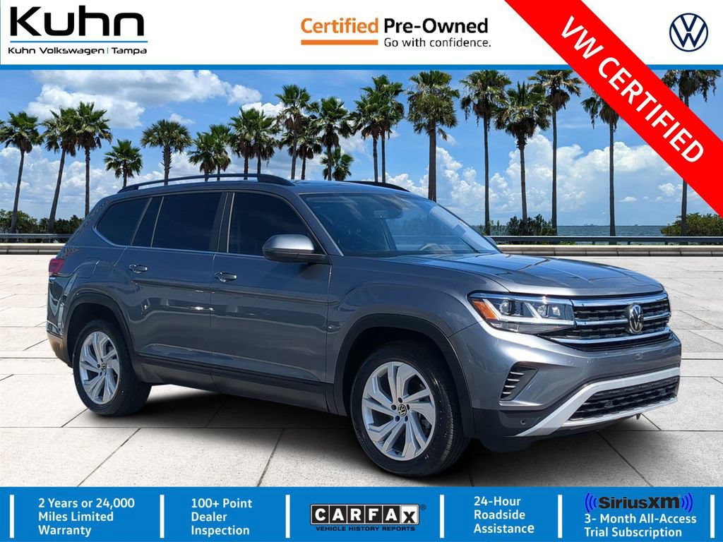 Used 2023 Volkswagen Atlas SE w/ Panoramic Sunroof Package FWD image 1