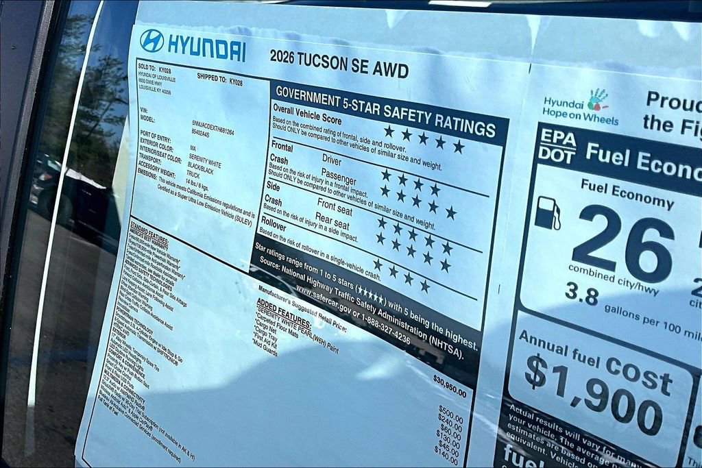 New 2026 Hyundai Tucson SE AWD/4WD image 14