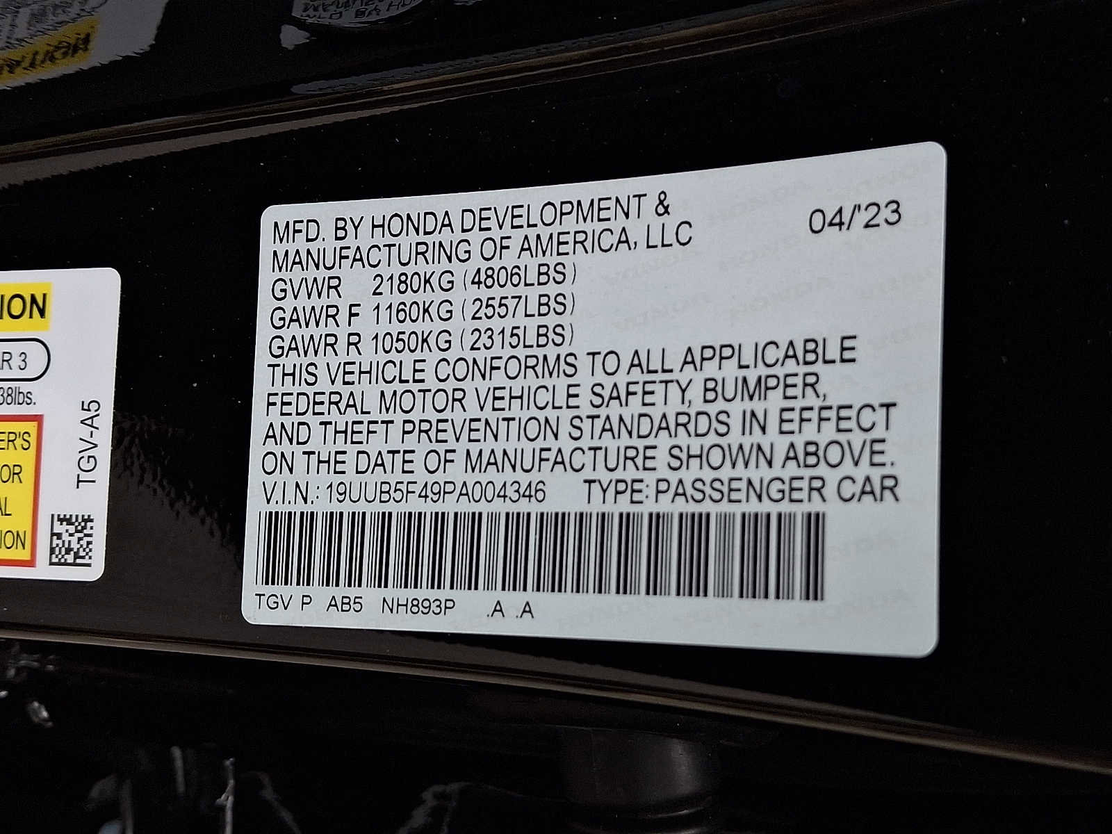 Certified 2023 Acura TLX w/ Technology Package FWD image 28