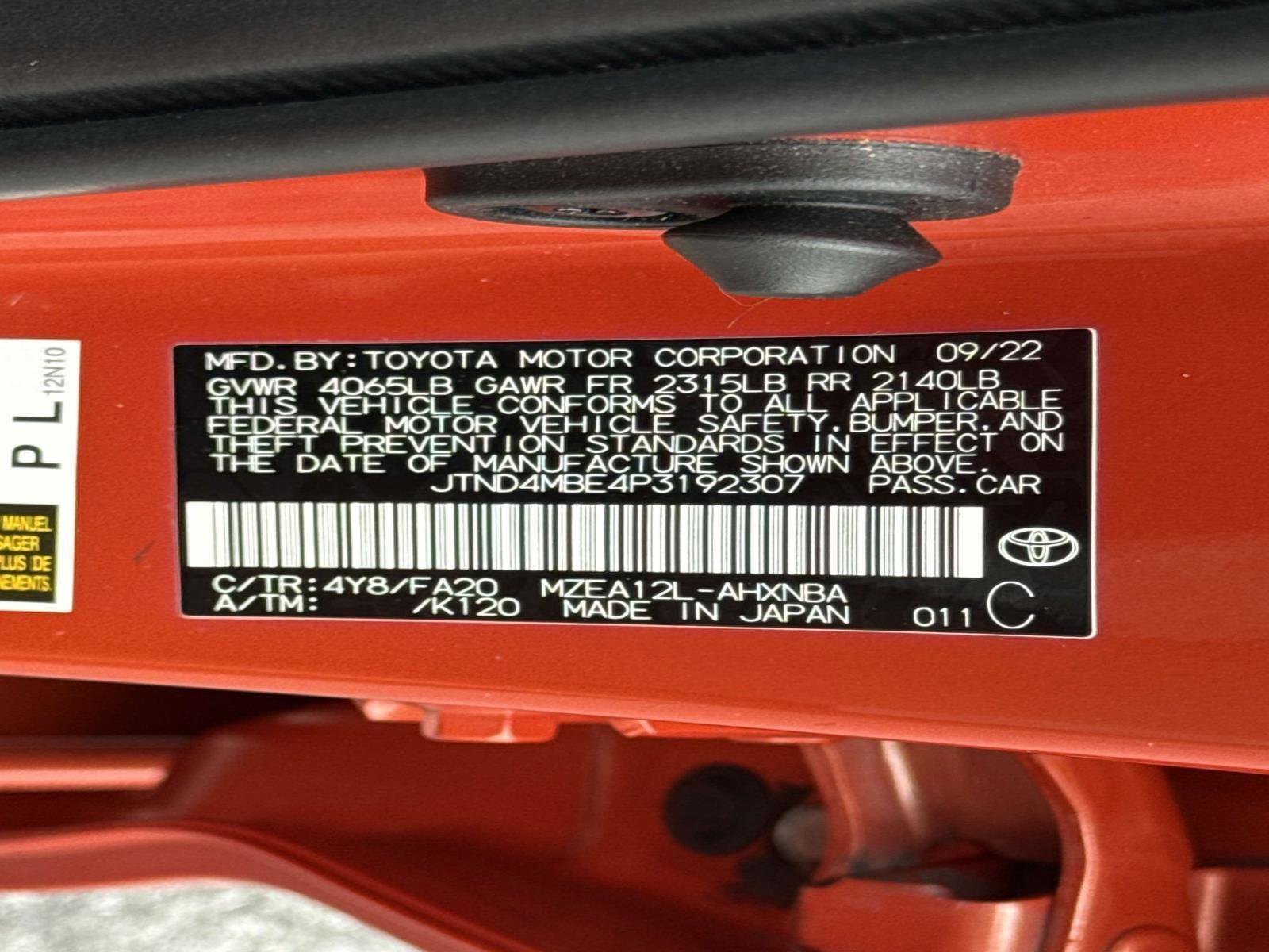 Used 2023 Toyota Corolla SE w/ SE Premium Package image 24