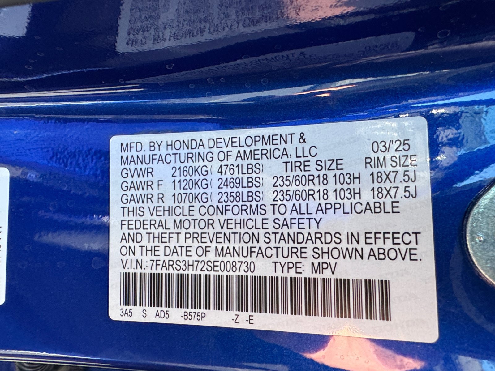 Used 2025 Honda CR-V EX-L image 18