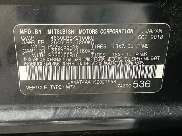 Used 2019 Mitsubishi Eclipse Cross LE AWD/4WD image 22