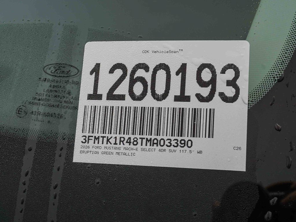 New 2026 Ford Mustang Mach-E Select w/ Interior Protection Package RWD image 26