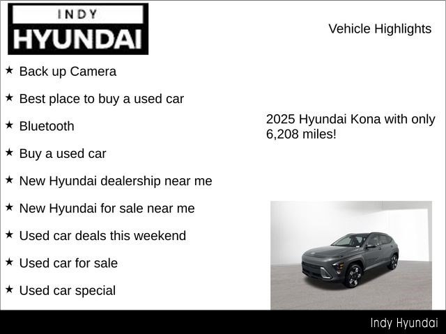 Certified 2025 Hyundai Kona SEL image 7