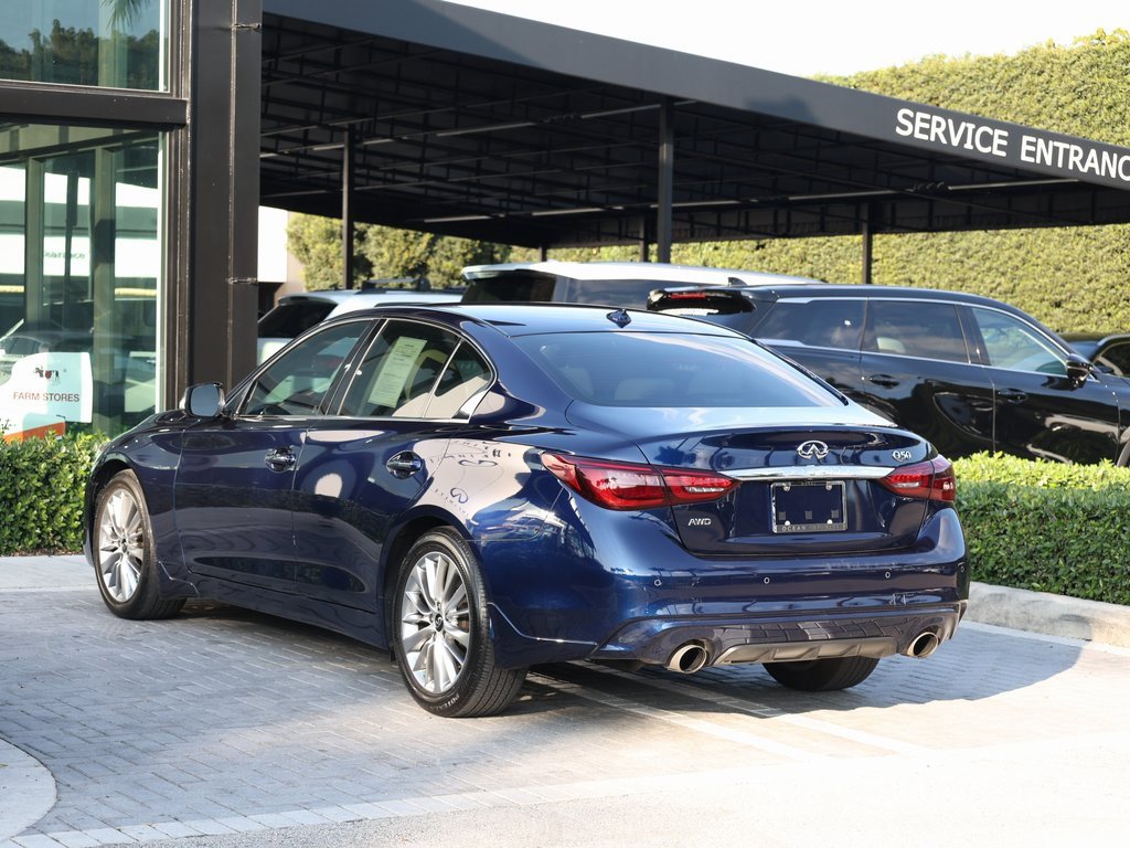Used 2022 INFINITI Q50 Luxe w/ Cargo Package image 5