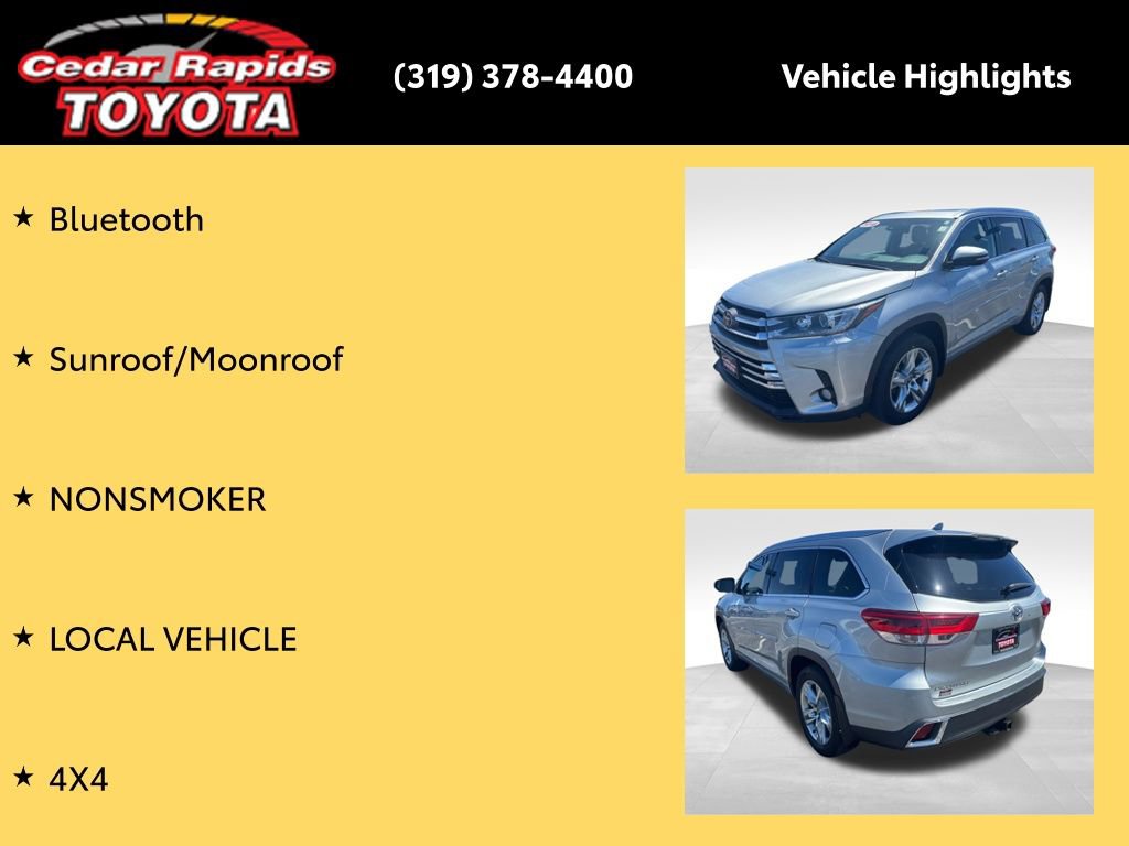 Certified 2018 Toyota Highlander Limited AWD/4WD image 21