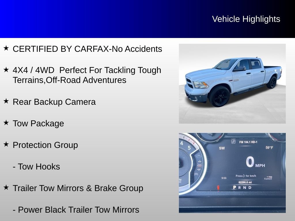 Used 2018 RAM 1500 Outdoorsman AWD/4WD image 4
