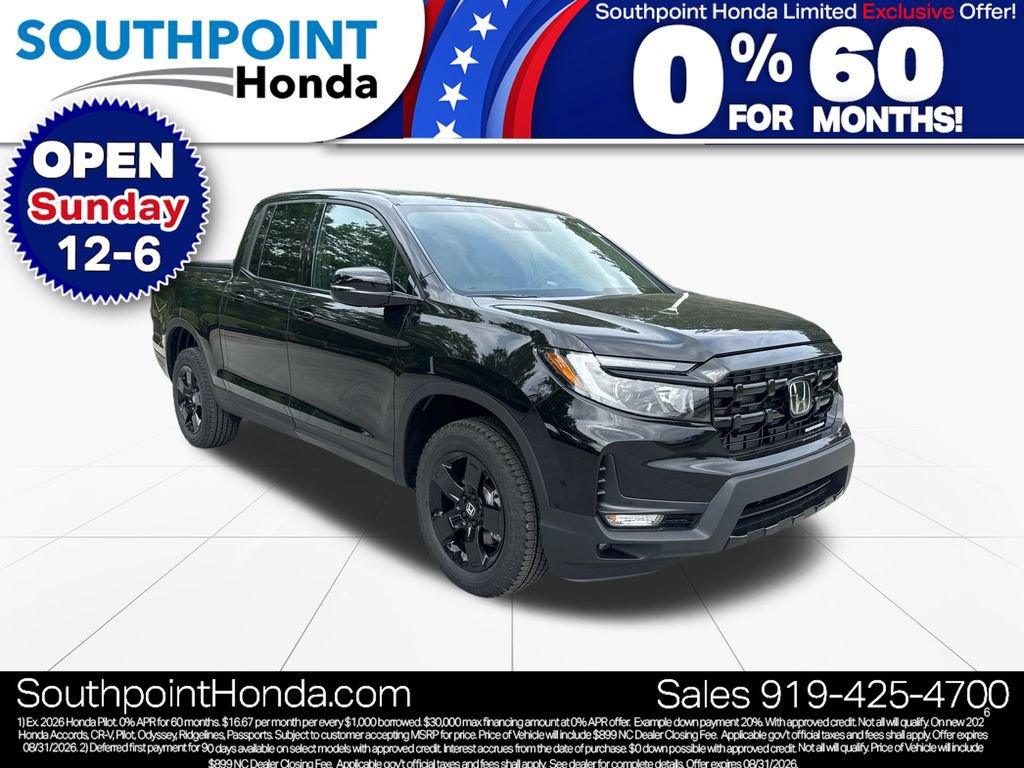 New 2026 Honda Ridgeline Black Edition