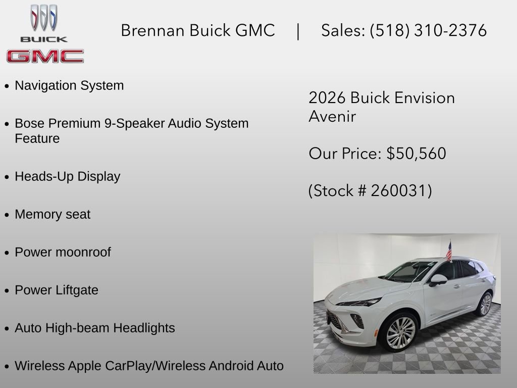 New 2026 Buick Envision Avenir AWD/4WD image 6