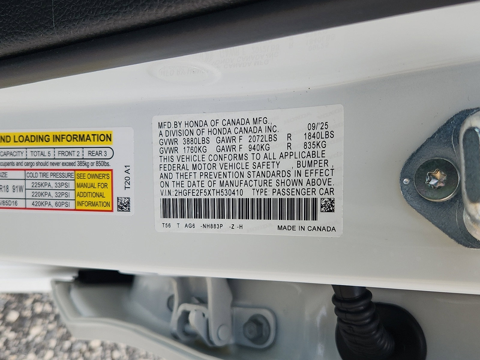 New 2026 Honda Civic Sport image 16