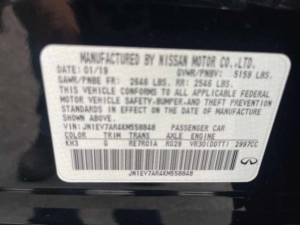 Used 2019 INFINITI Q50 Luxe w/ Essential Package (3.0T Luxe) image 29