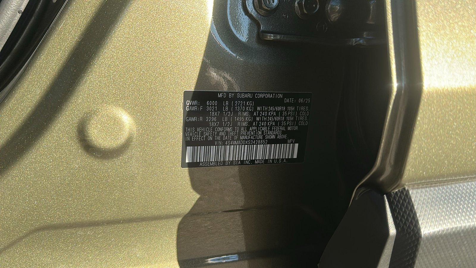 Certified 2025 Subaru Ascent Premium w/ Premium Package image 10