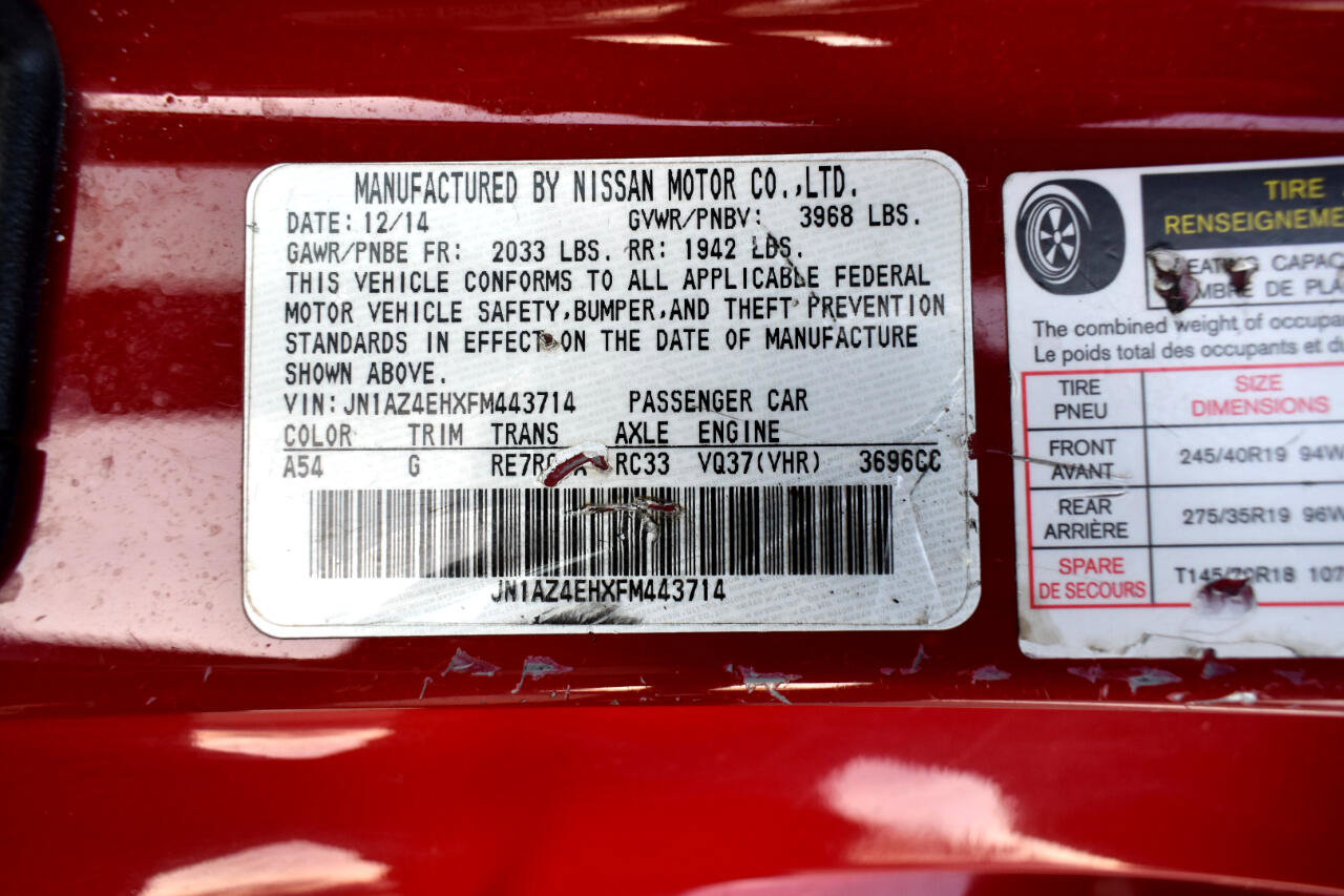 Used 2015 Nissan 370Z Coupe image 37