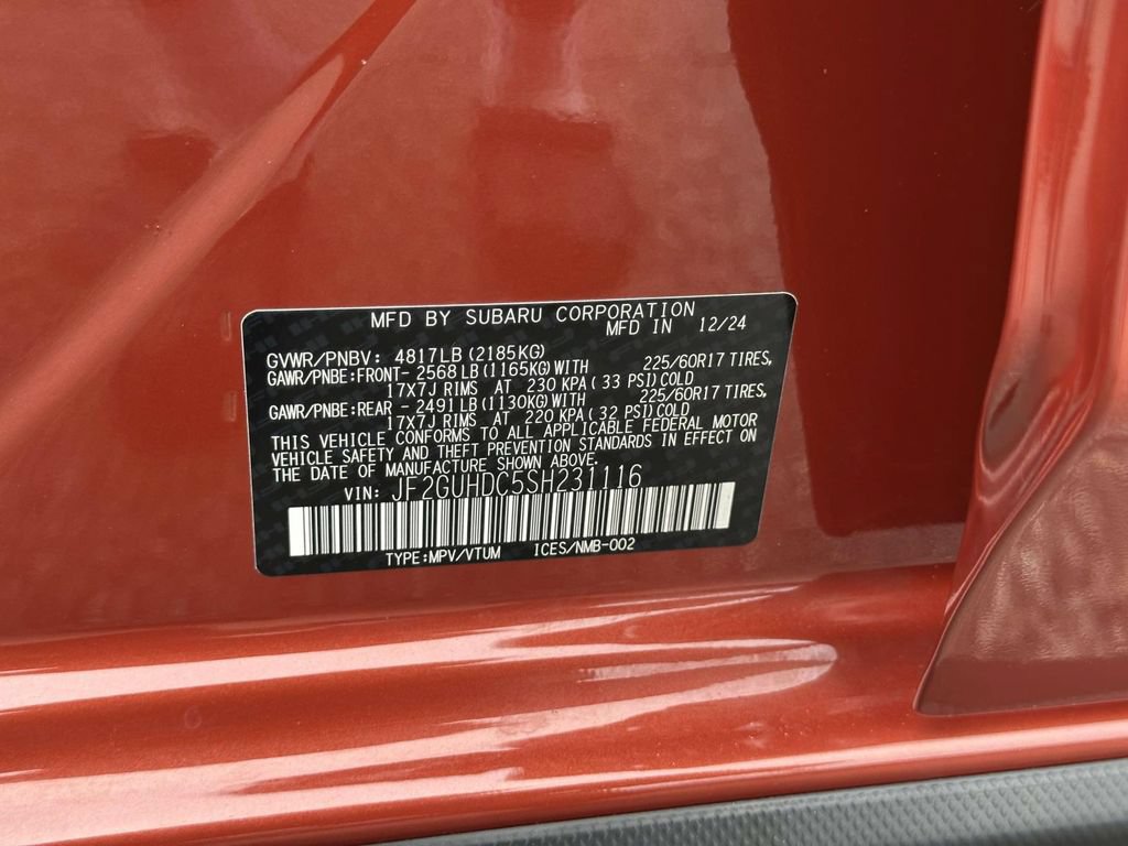 Certified 2025 Subaru Crosstrek 2.5i Premium AWD/4WD image 14