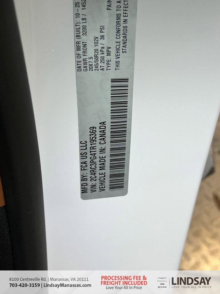 New 2026 Chrysler Pacifica Pinnacle w/ Trailer Tow Group AWD/4WD image 50