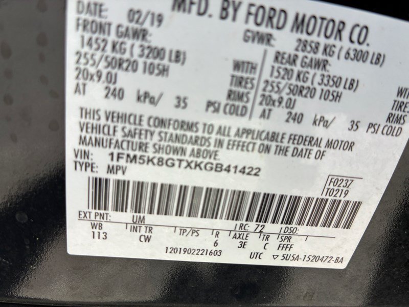 Used 2019 Ford Explorer Sport AWD/4WD image 23