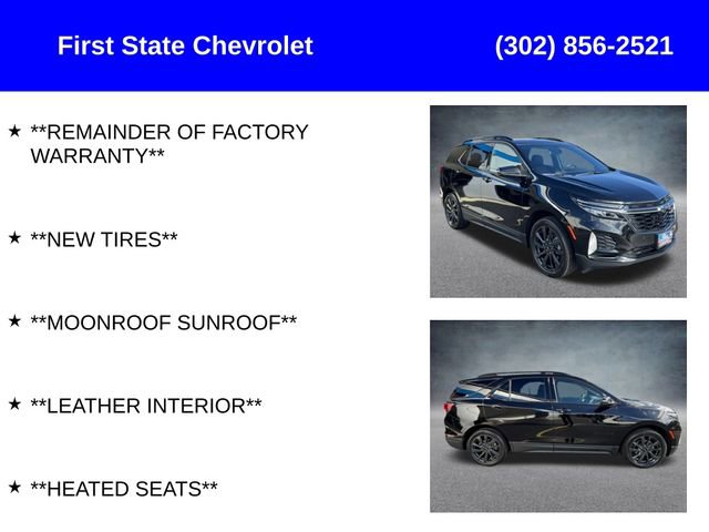 Used 2022 Chevrolet Equinox RS w/ RS Leather Package image 2