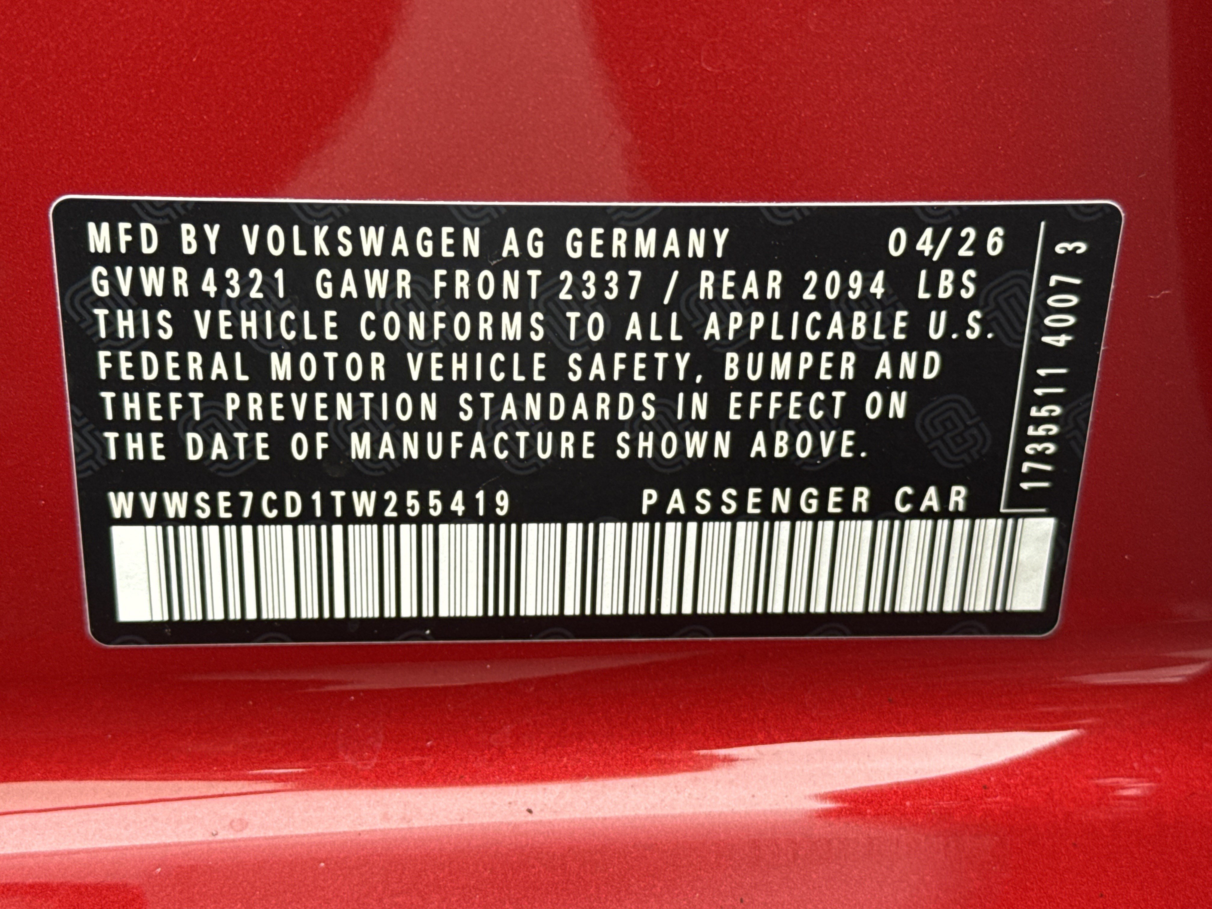 New 2026 Volkswagen Golf SE FWD image 35