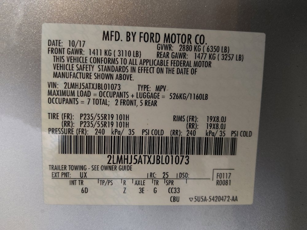 Used 2018 Lincoln MKT AWD w/ Technology Package image 33