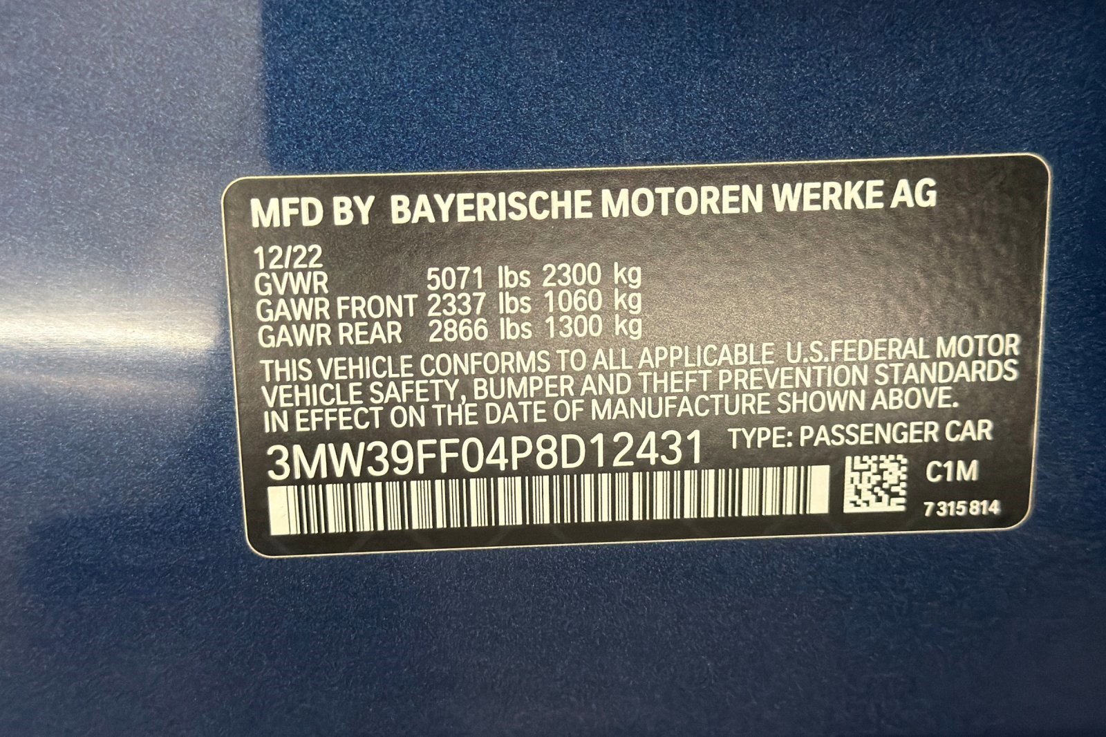 Certified 2023 BMW 330e w/ Driving Assistance Package image 21