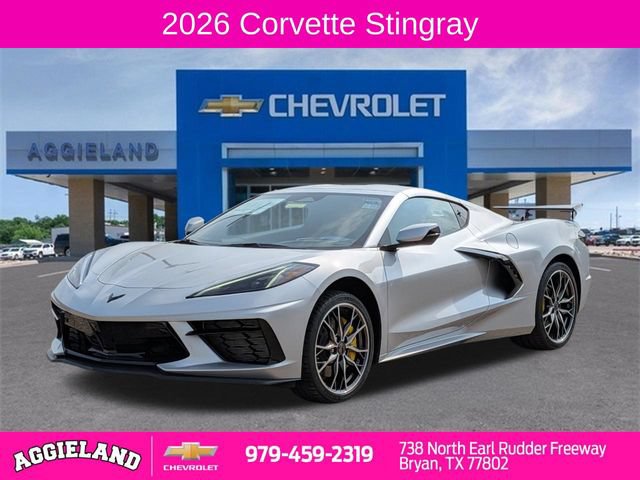 New 2026 Chevrolet Corvette Stingray Premium Cpe w/ Z51 Performance Package RWD image 8