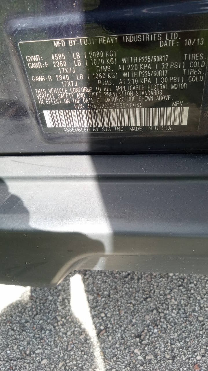 Used 2014 Subaru Outback 2.5i Premium w/ Popular Package #1A AWD/4WD image 17