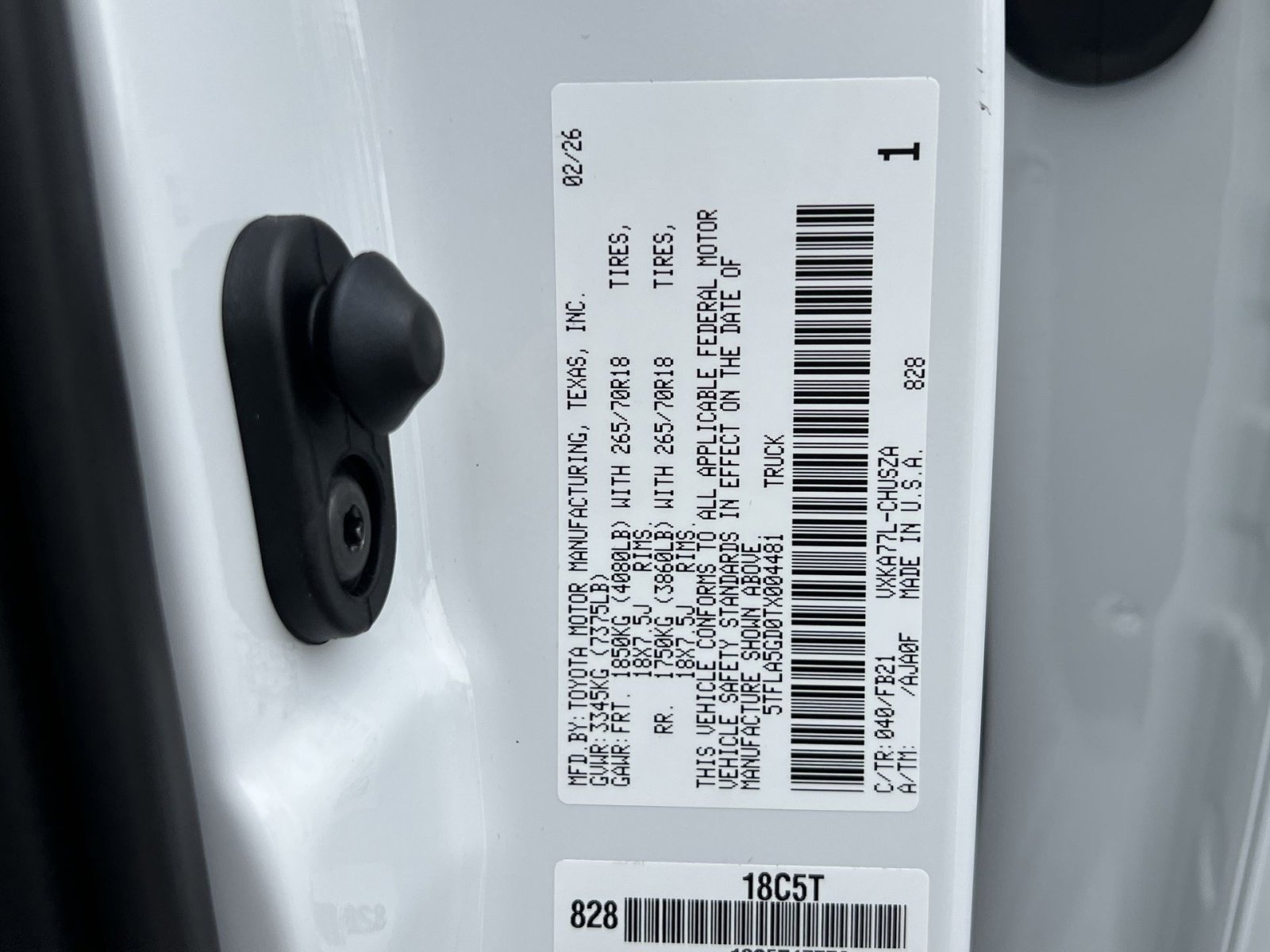 New 2026 Toyota Tundra SR5 AWD/4WD image 24