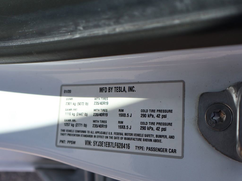 Used 2020 Tesla Model 3 Long Range AWD/4WD image 54