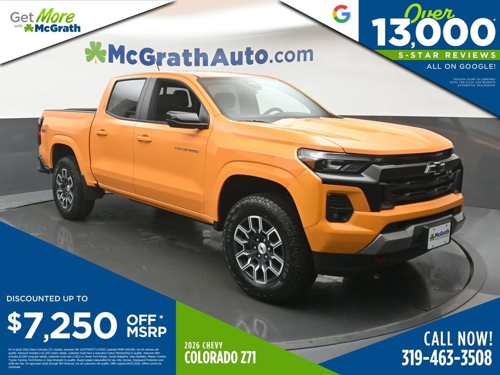 New 2026 Chevrolet Colorado Z71 w/ Z71 Convenience Package 2 image 1