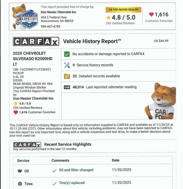 Used 2020 Chevrolet Silverado 2500 LT w/ Convenience Package image 5