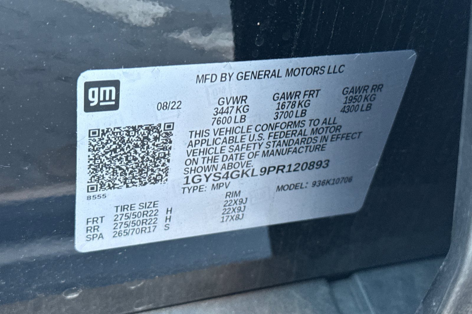 Used 2023 Cadillac Escalade Sport Platinum w/ LPO, ONYX Package image 57