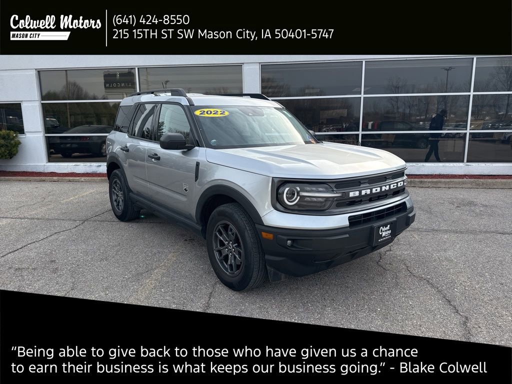 Used 2022 Ford Bronco Sport Big Bend w/ Convenience Package image 1