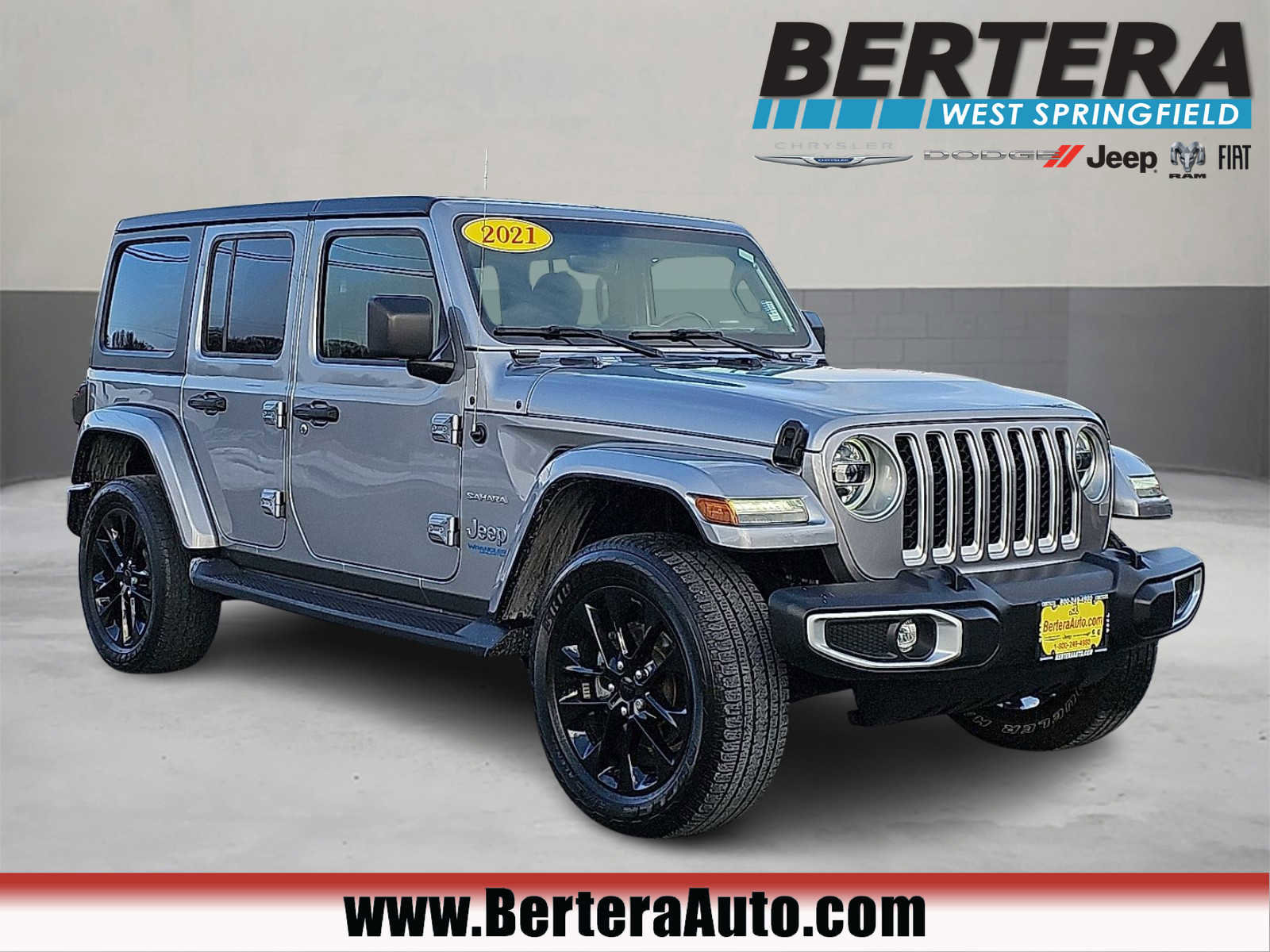 Used 2021 Jeep Wrangler Unlimited Sahara w/ Cold Weather Group image 1