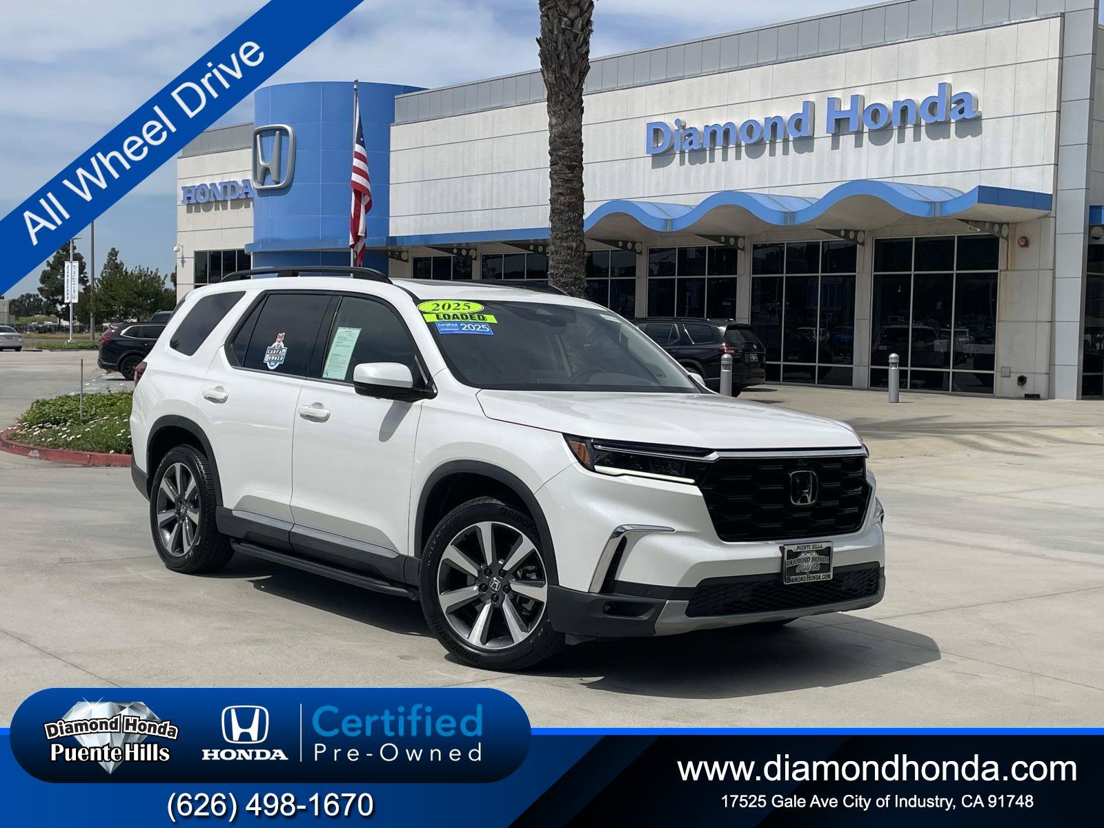 Certified 2025 Honda Pilot Elite