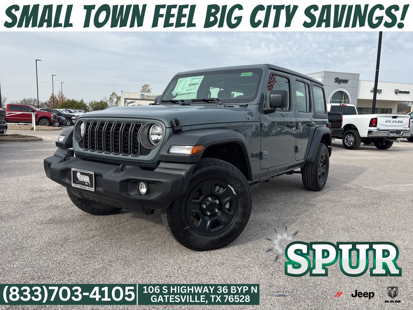 New 2026 Jeep Wrangler Unlimited Sport