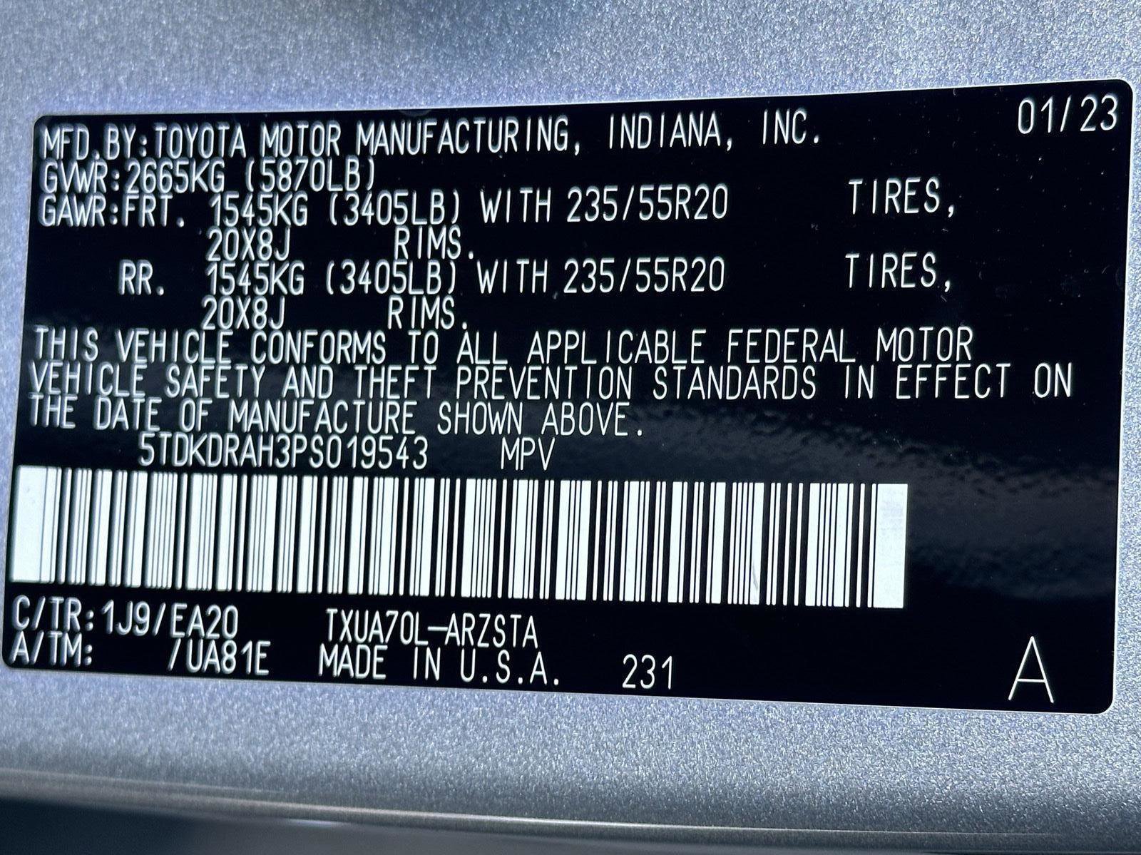 Certified 2023 Toyota Highlander XSE image 51