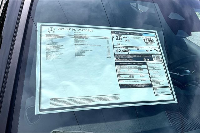 New 2026 Mercedes-Benz GLC 300 4MATIC image 16