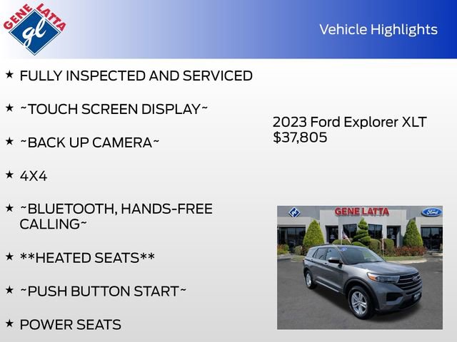 Certified 2023 Ford Explorer XLT image 33