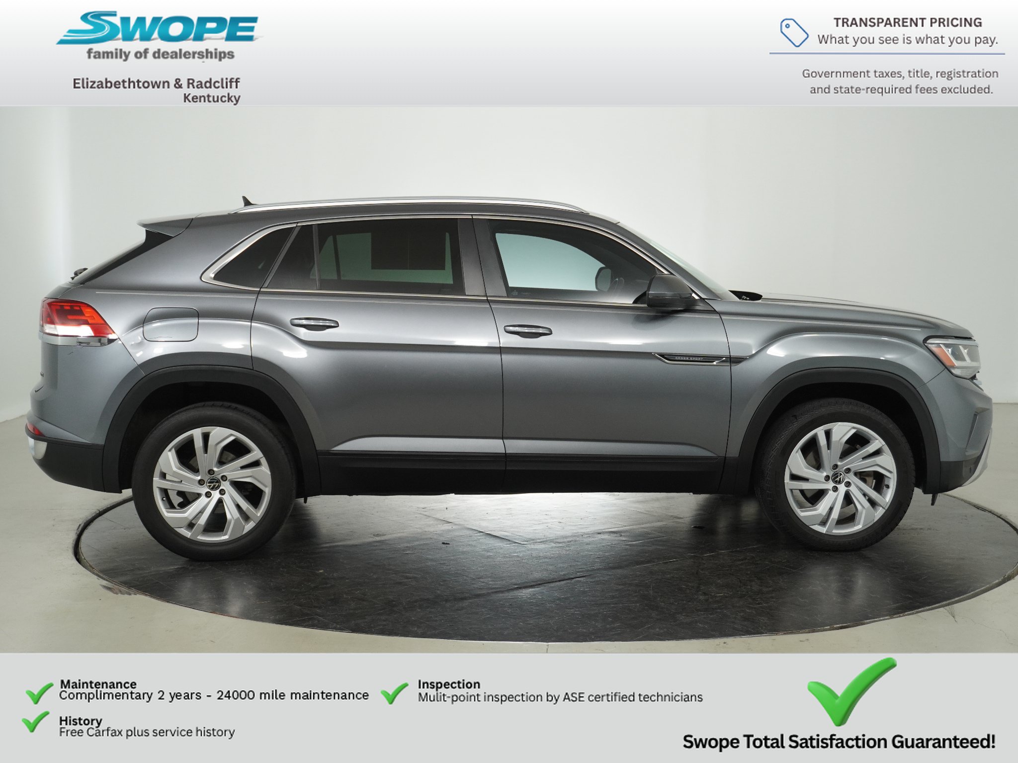 Used 2020 Volkswagen Atlas Cross Sport SEL AWD/4WD image 2