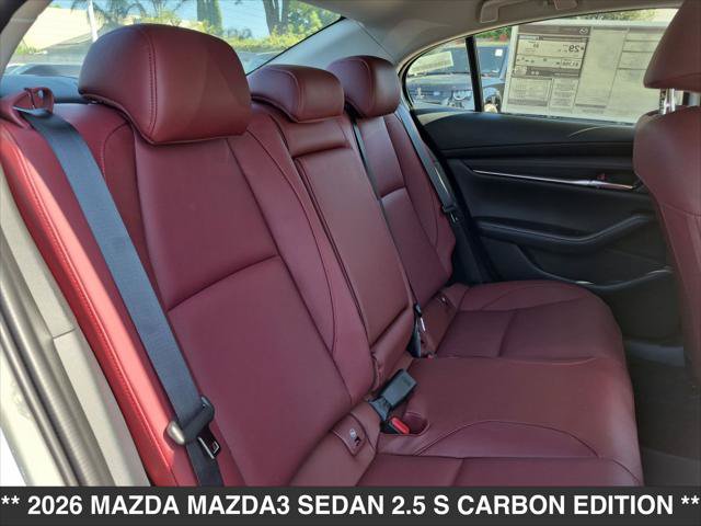 New 2026 MAZDA MAZDA3 Carbon AWD/4WD image 13
