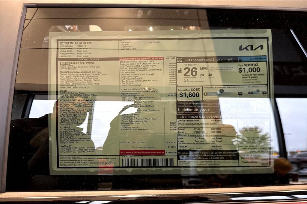 New 2027 Kia Seltos X-Line SX AWD/4WD image 13
