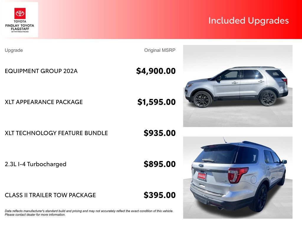 Used 2018 Ford Explorer XLT w/ Equipment Group 202A image 5