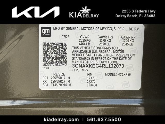 Used 2024 Chevrolet Equinox LT w/ LPO, Cargo Package FWD image 35