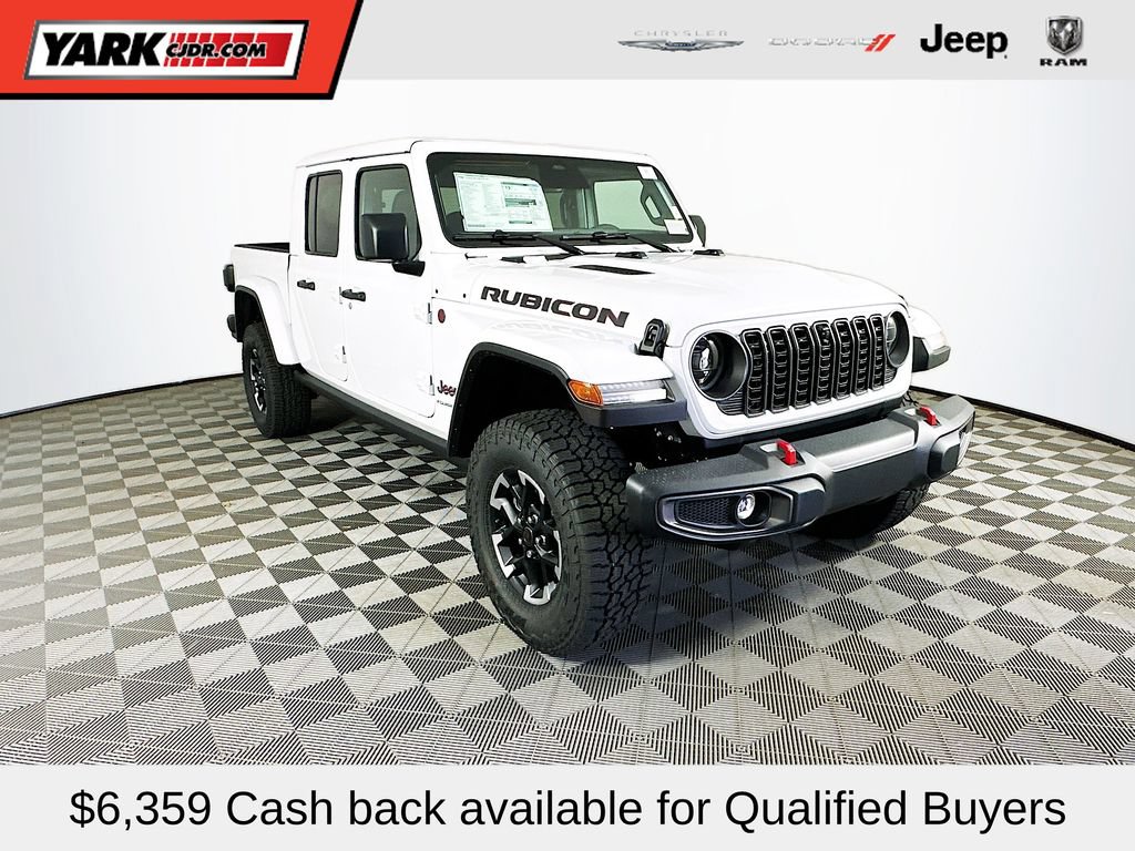 New 2026 Jeep Gladiator Rubicon w/ Technology Group AWD/4WD 360° Tour