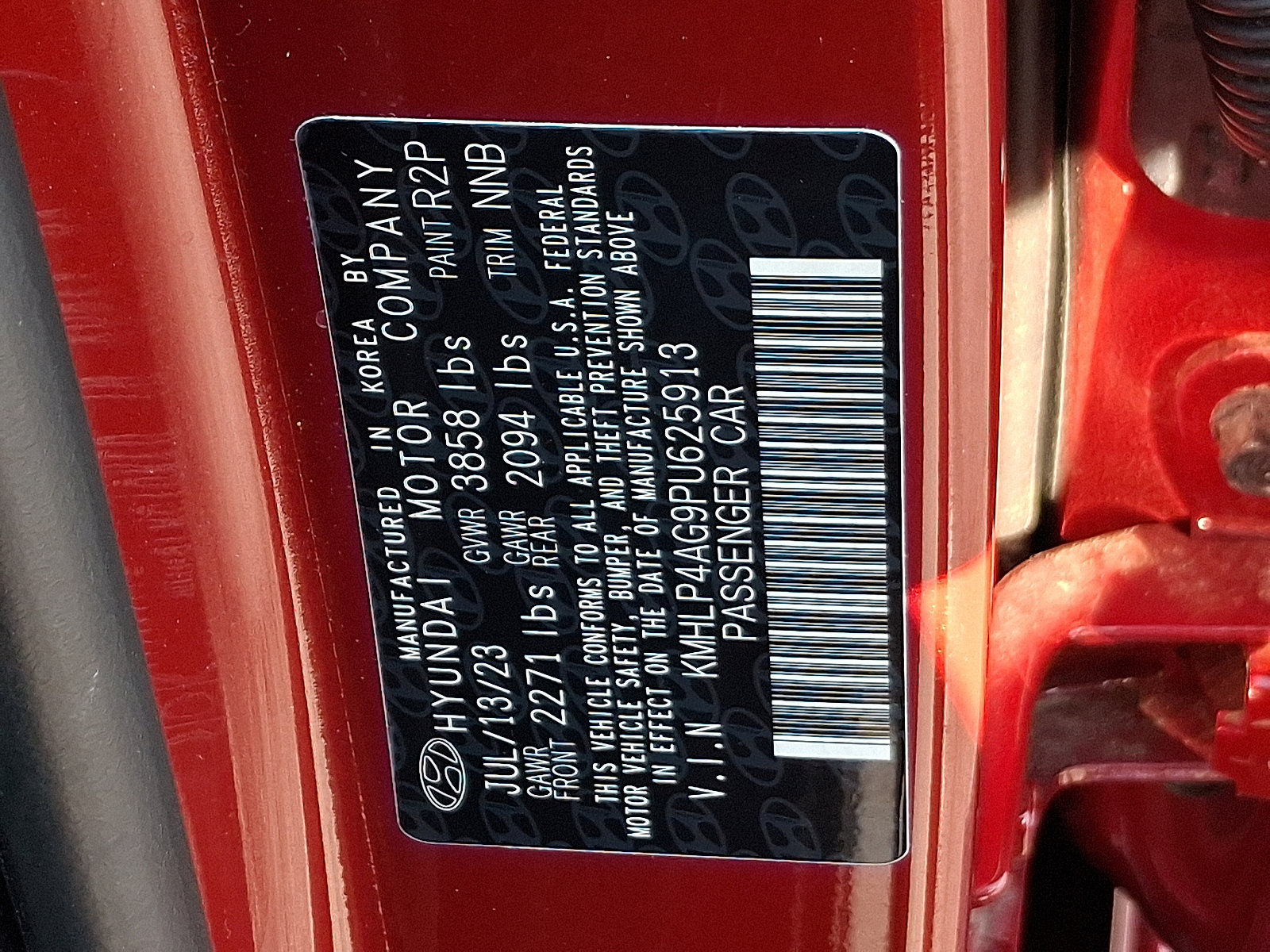 Certified 2023 Hyundai Elantra Limited FWD image 28