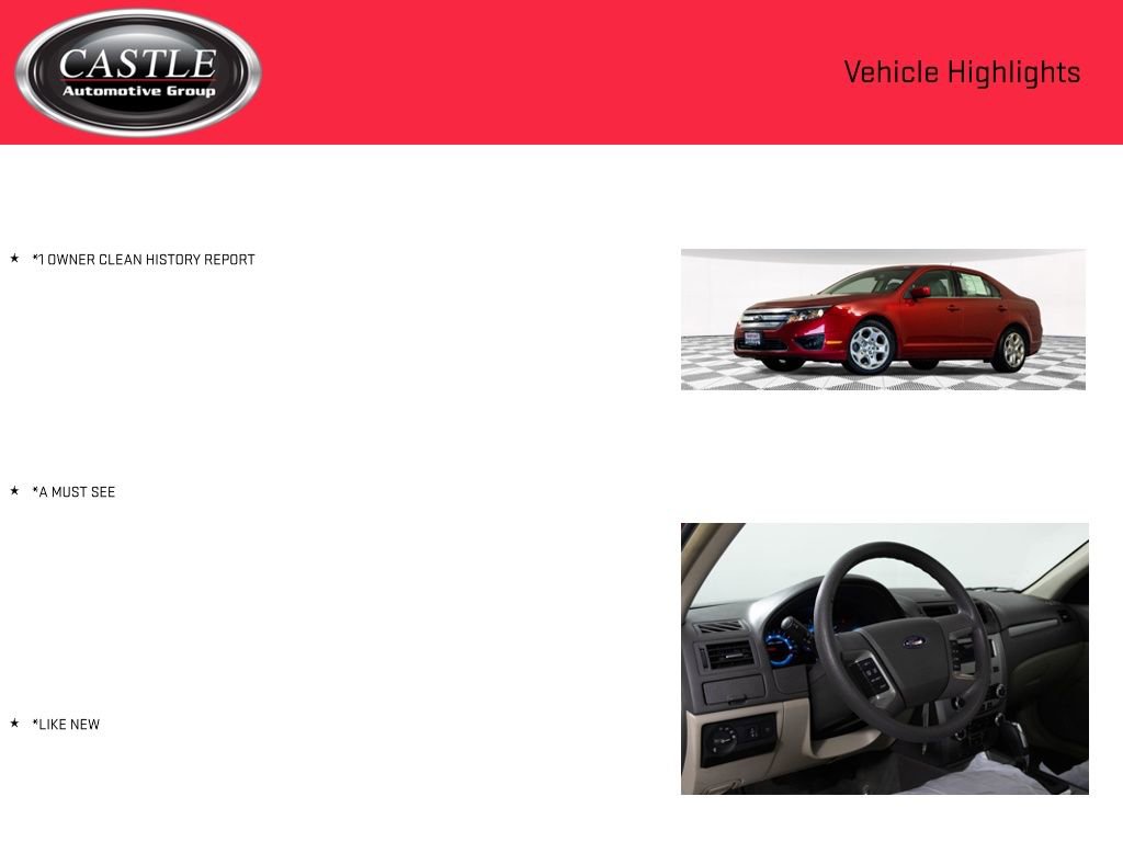 Used 2011 Ford Fusion SE w/ 202A Rapid Spec Order Code image 3