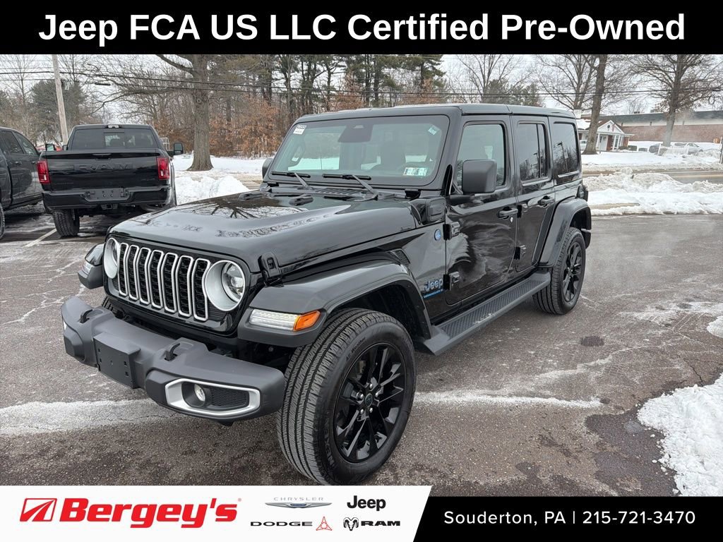 Certified 2025 Jeep Wrangler Unlimited Sahara image 1